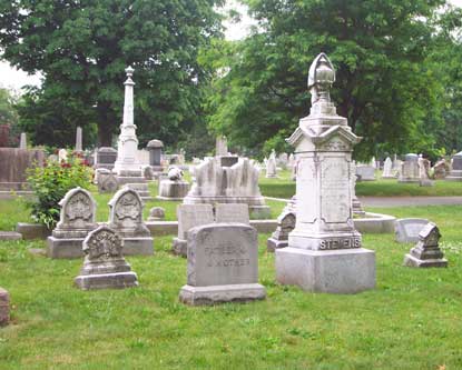 Stevens plot Cambridge Cemetery
