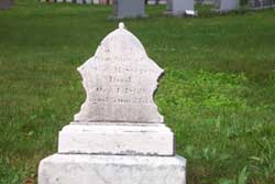 Alfreda tombstone