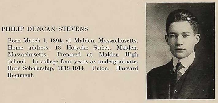 Text and image of Philip Stevens