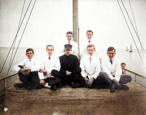 Philip with many men on a ship