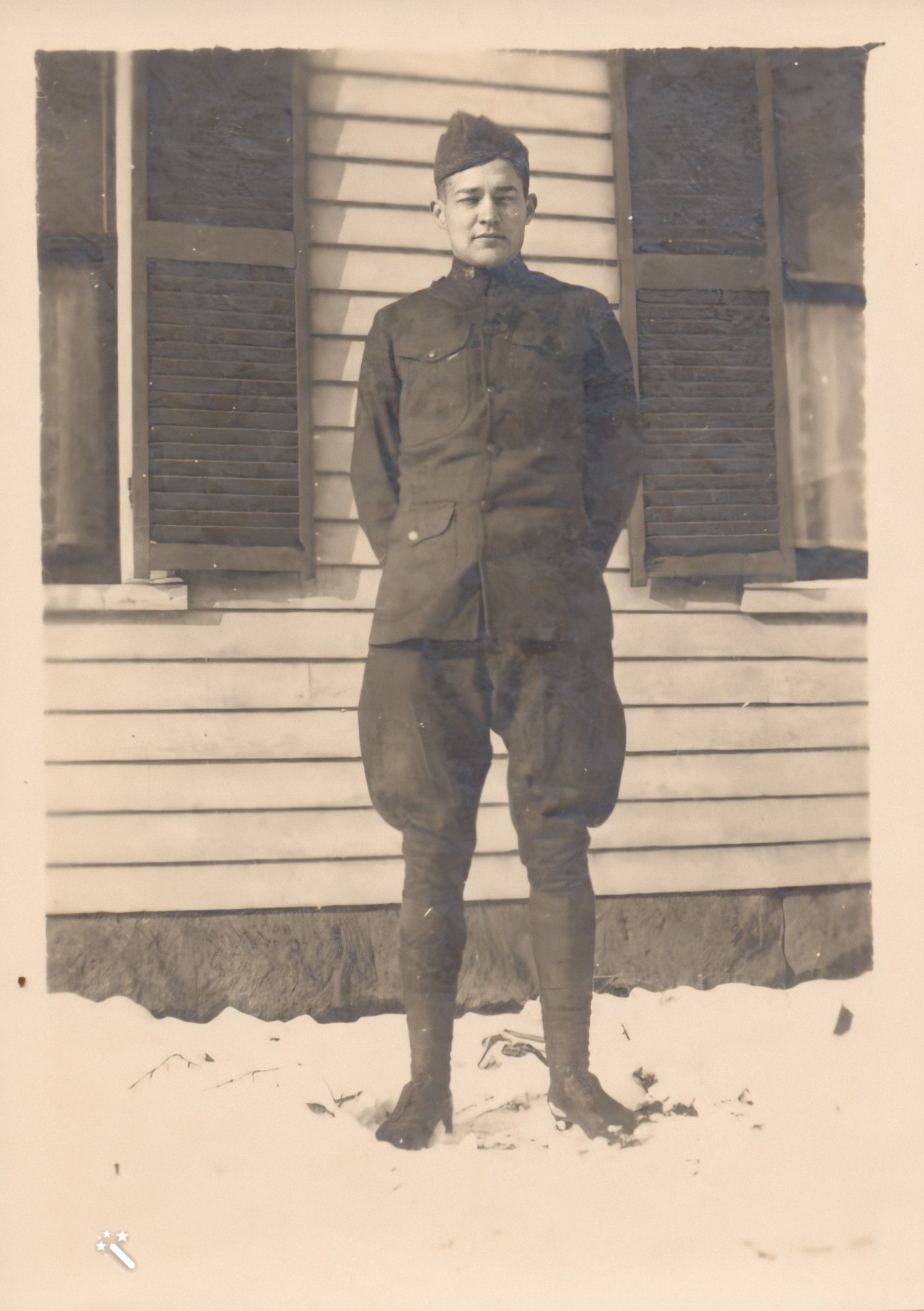 Philip in his uniform