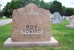 Roy Howard tombstone