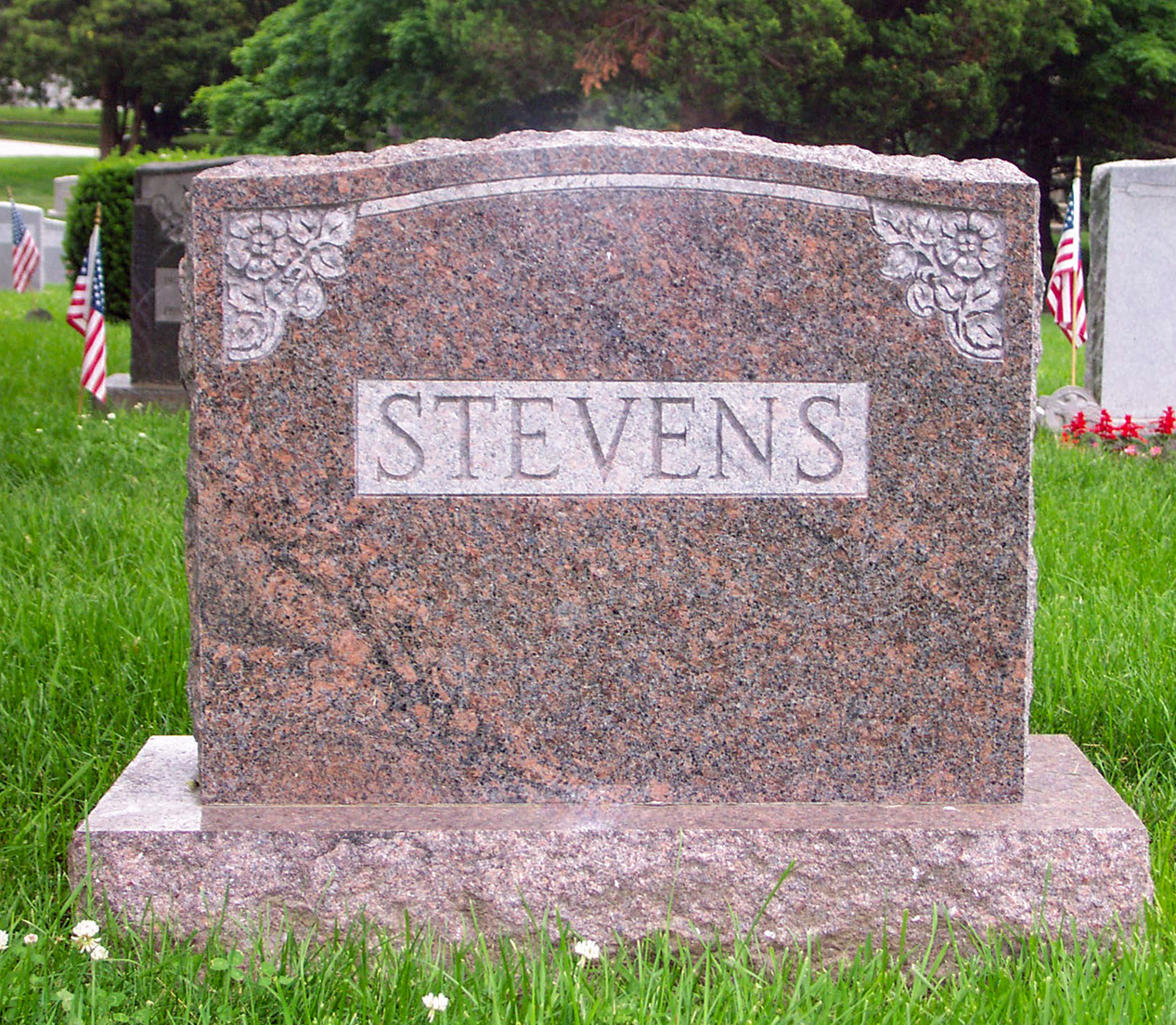 Stevens tombstone